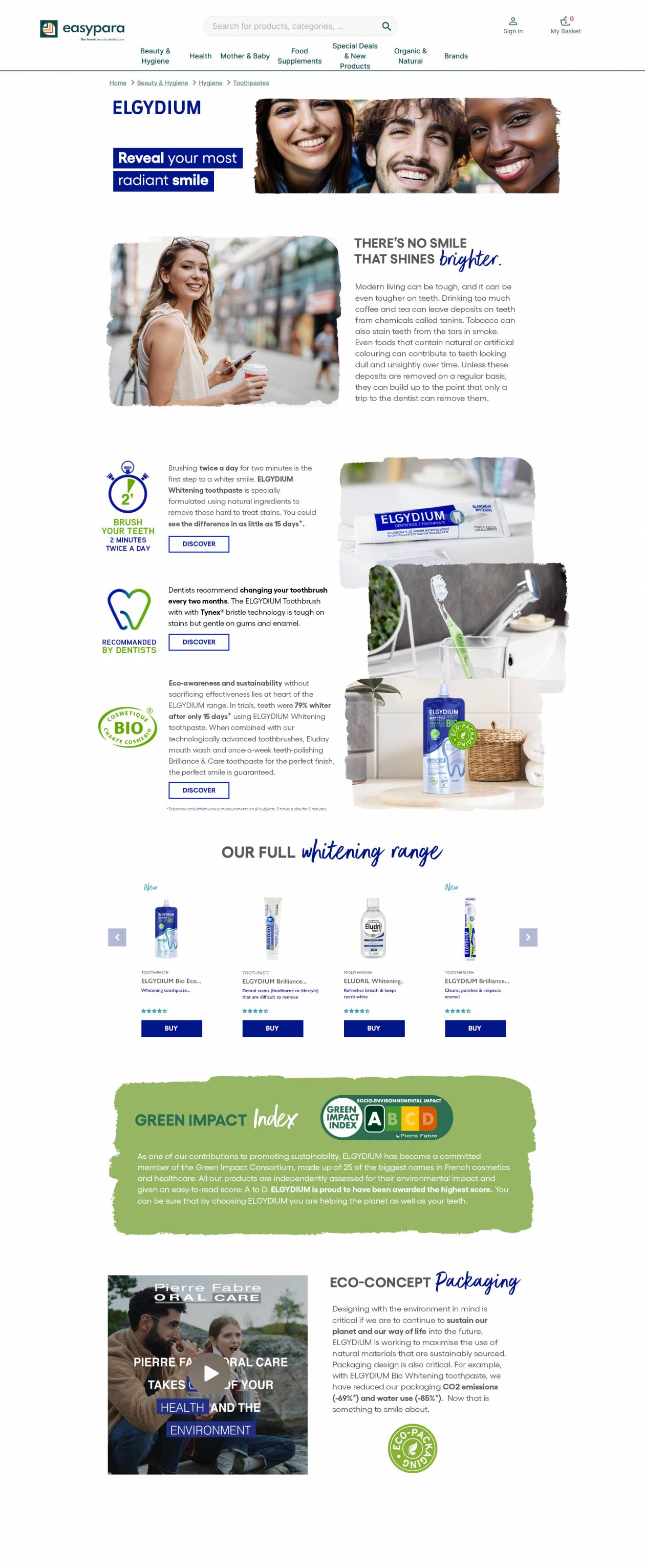 ELGYDIUM / pages web e-retail